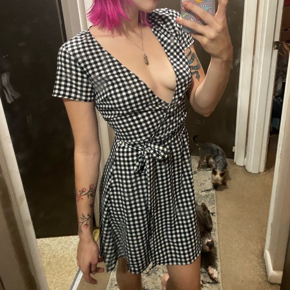 Wrap around dress